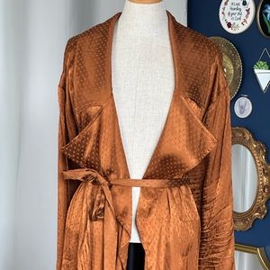 Stunning Silk Copper Jacket/robe - 5X